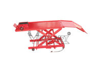 Lufthydraulische rote Hubtisch-Ausrüstung mit Stützrahmen und 360kg zur Kapazität 675kg