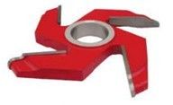 4 Zähne rot Doppel Gesicht T.C.T Panel Anhebung 45 #carbon Stahl Former Schneidgeräte