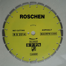 14 Zoll Industriediamant-Ausschnitt-Blätter für Marmor, kurierter Beton