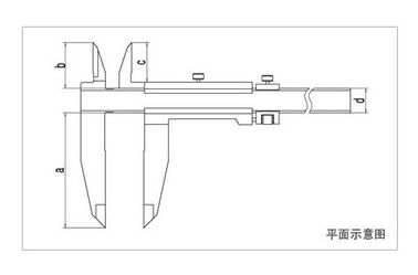 Noniustasterzirkel des Edelstahl-0.02mm der Staffelungs-600mm für Schullabor