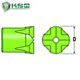 Hochleistung 45mm 2" Kreuzschneiden H25 Stahl-CNC-Bohrer