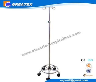 Justierbarer Tropfenfänger Stand/IV Pole des Edelstahl-Krankenhaus-Mobile-IV Pole