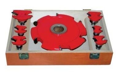 Benutzerdefinierte Router bisschen sets mit rot lackiert für Schneiden natürliche Holz, MDF, HDF