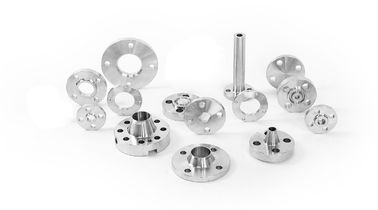 Düsen-Flansch JIS STF/ANSI C22.8 A105, galvanisierter verlegter Rohr-Flansch, langer Schweißens-Hals